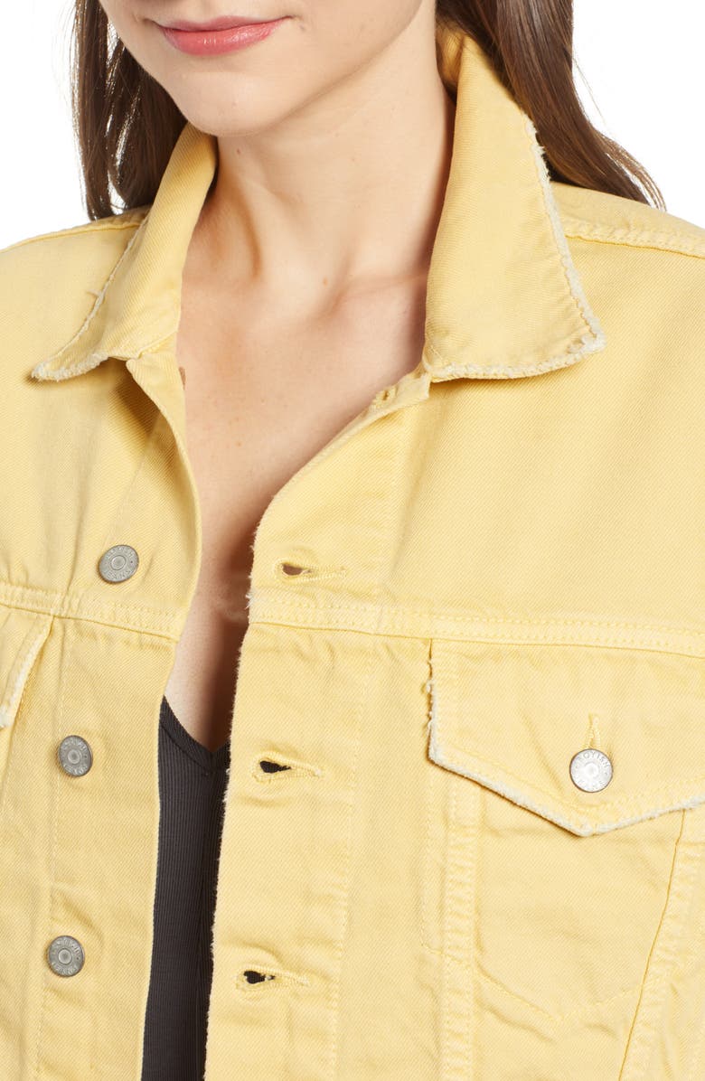 Boyish Jeans The Harvey Raw Hem Denim Jacket, Alternate, color, 