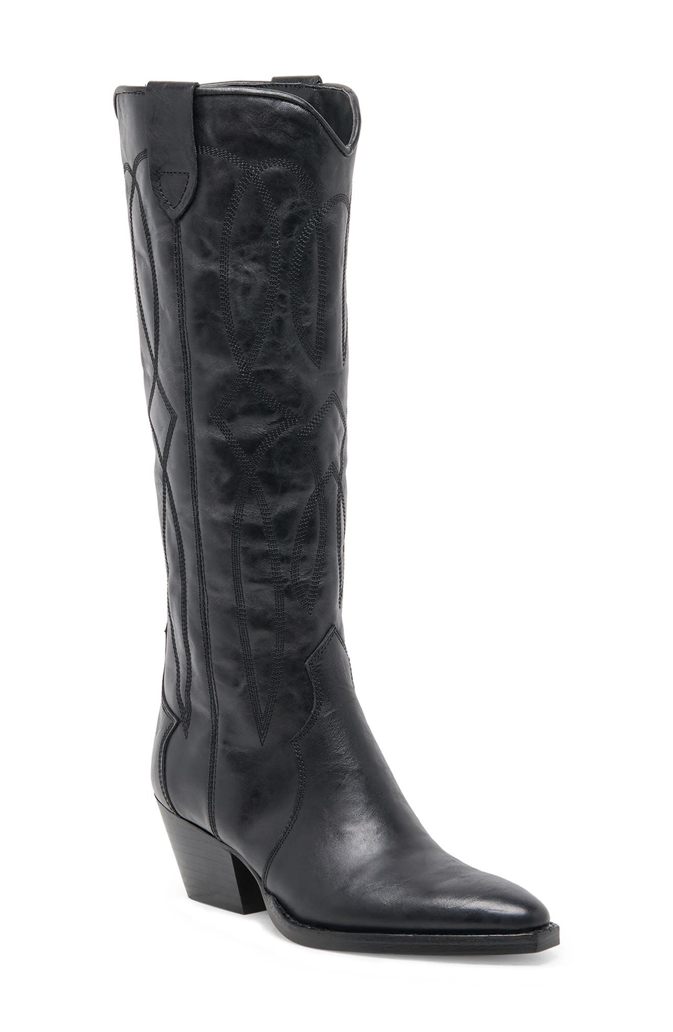 BLACK LEATHER