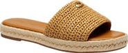COACH Holly Raffia Platform Sandal