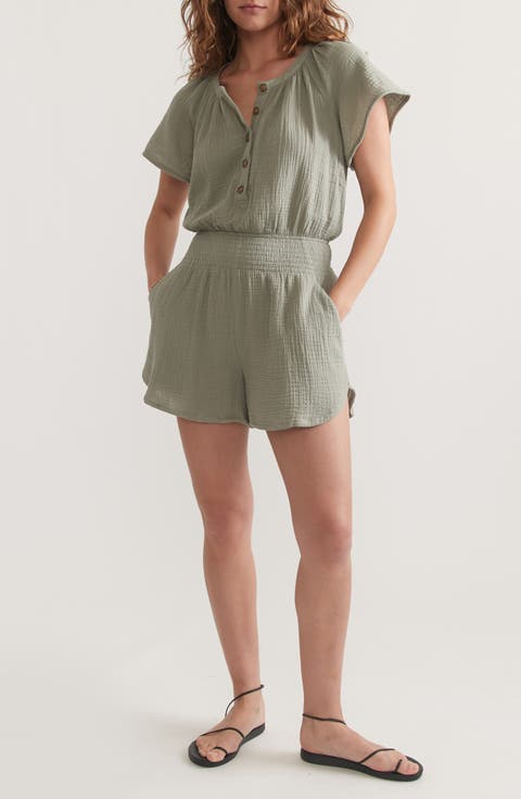 Double Cloth Cotton Romper
