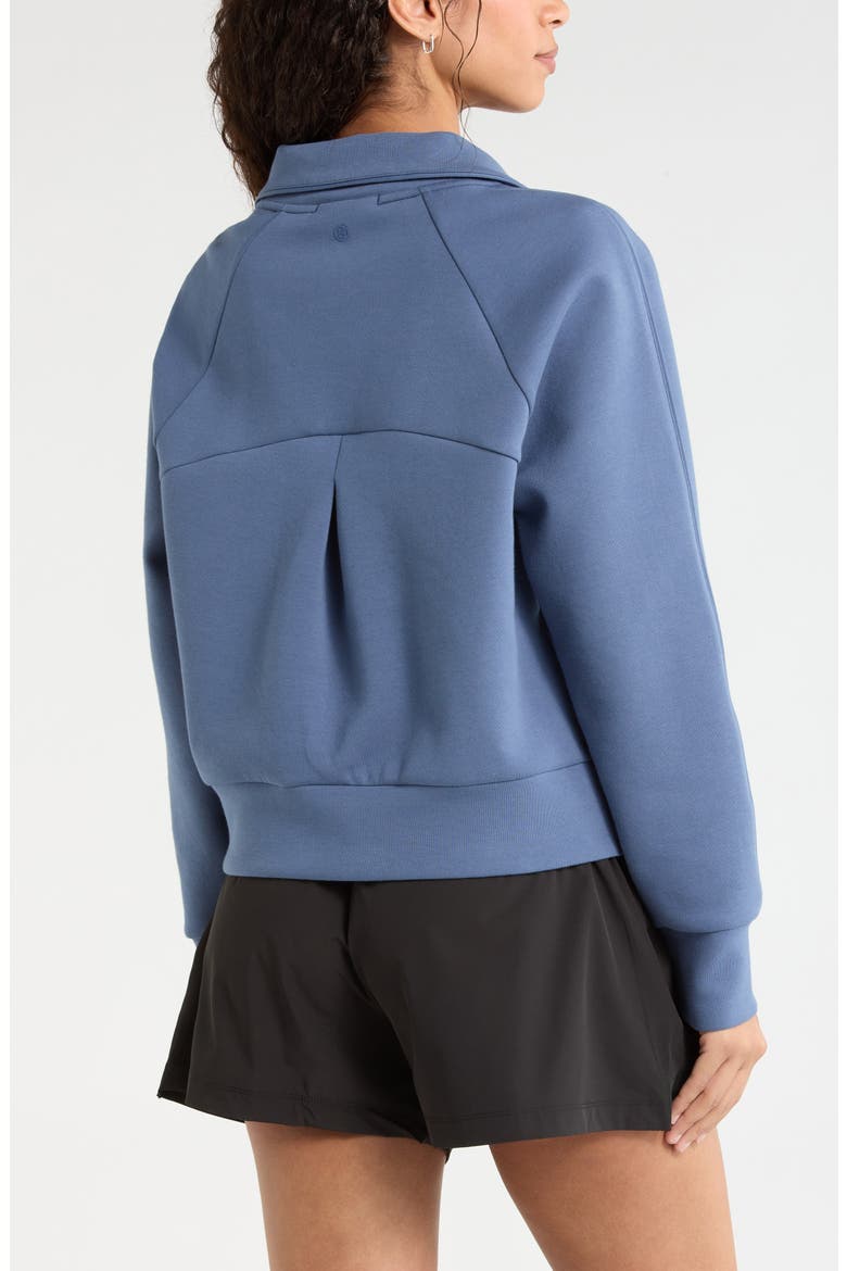 Sporty Half Zip Sweatshirt, Alternate, color, BLUE VINTAGE
