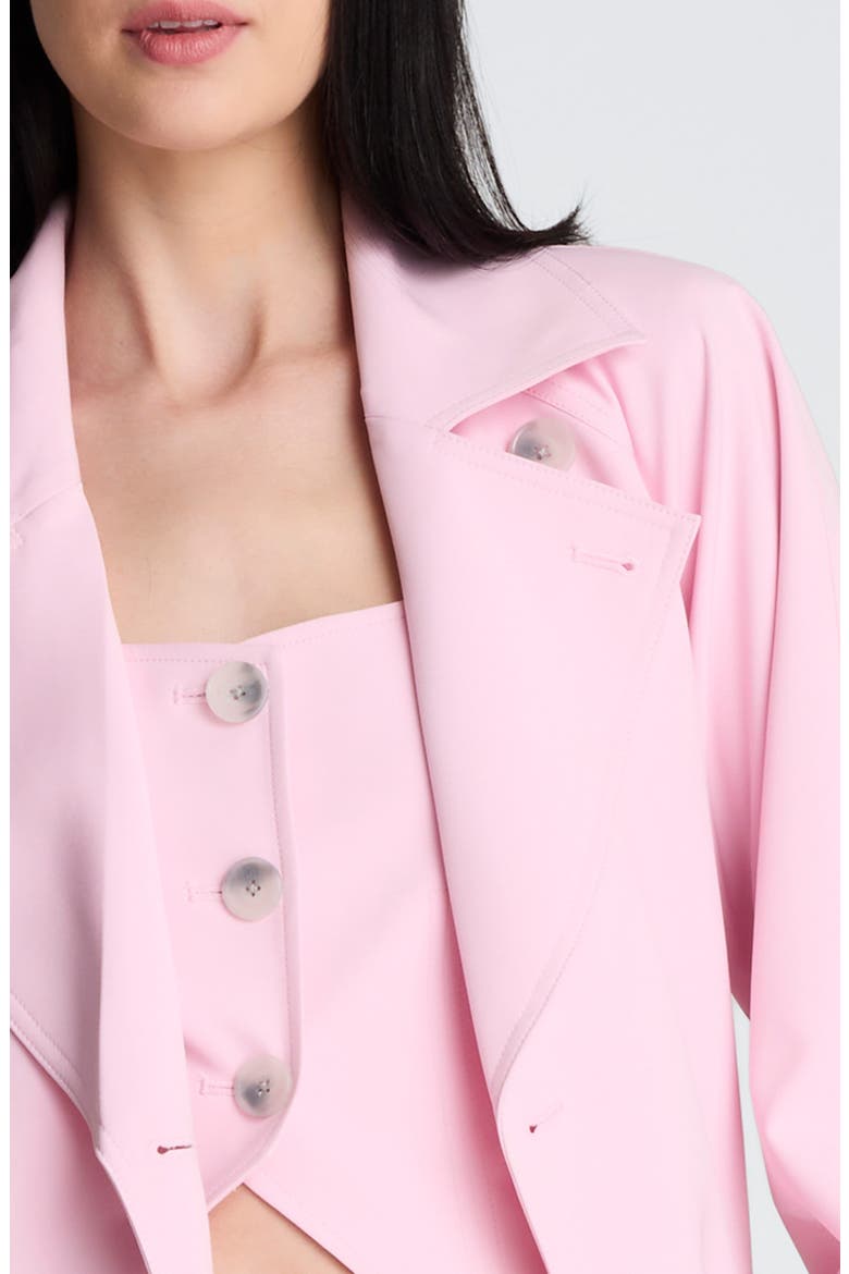 Belted Trench Coat, Alternate, color, CHINTZ PINK