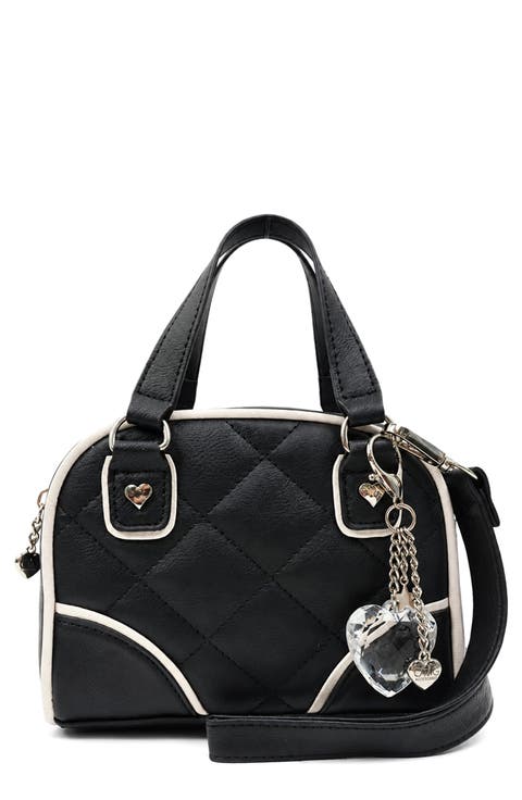 Kids' Quilted Faux Leather Satchel