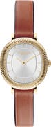 COACH Harlow Quartz Leather Strap Watch, 23.8 mm x 26 mm
