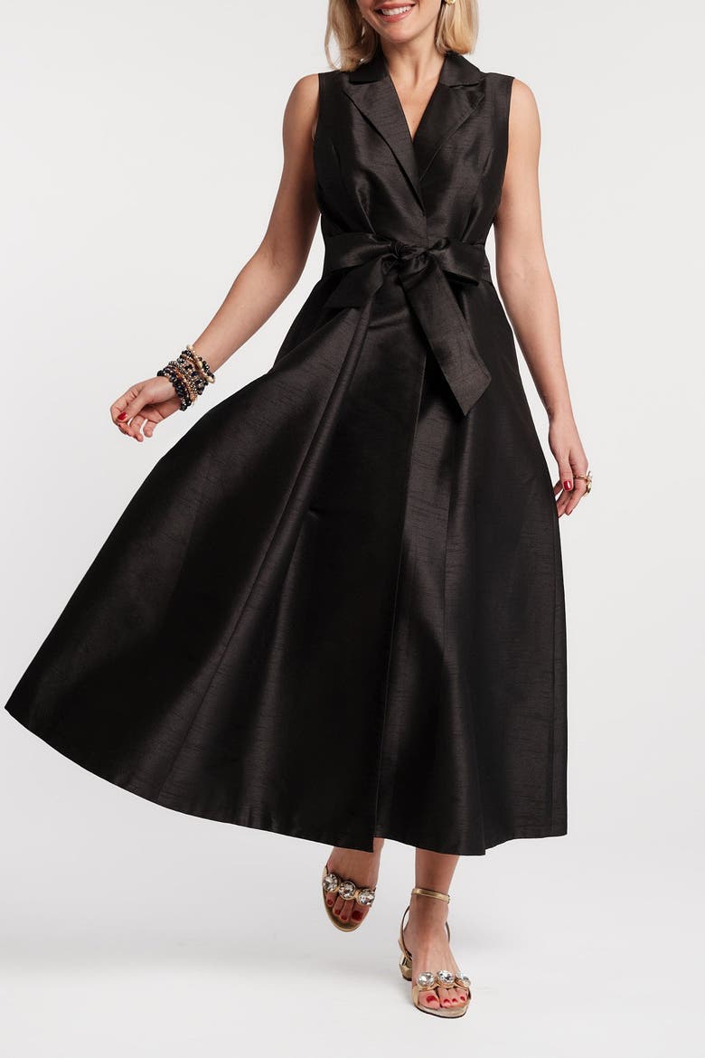 Lucia Maxi Dress, Alternate, color, Black