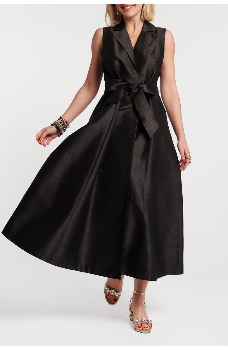 Frances Valentine Lucia Maxi Dress, Alternate, color, Black