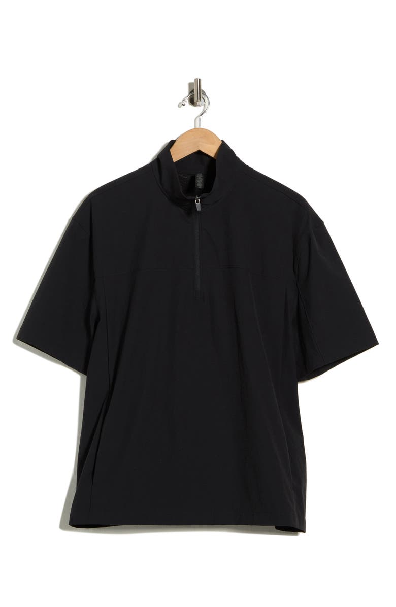 Z by Zella Popover Golf Shirt, Alternate, color, Black