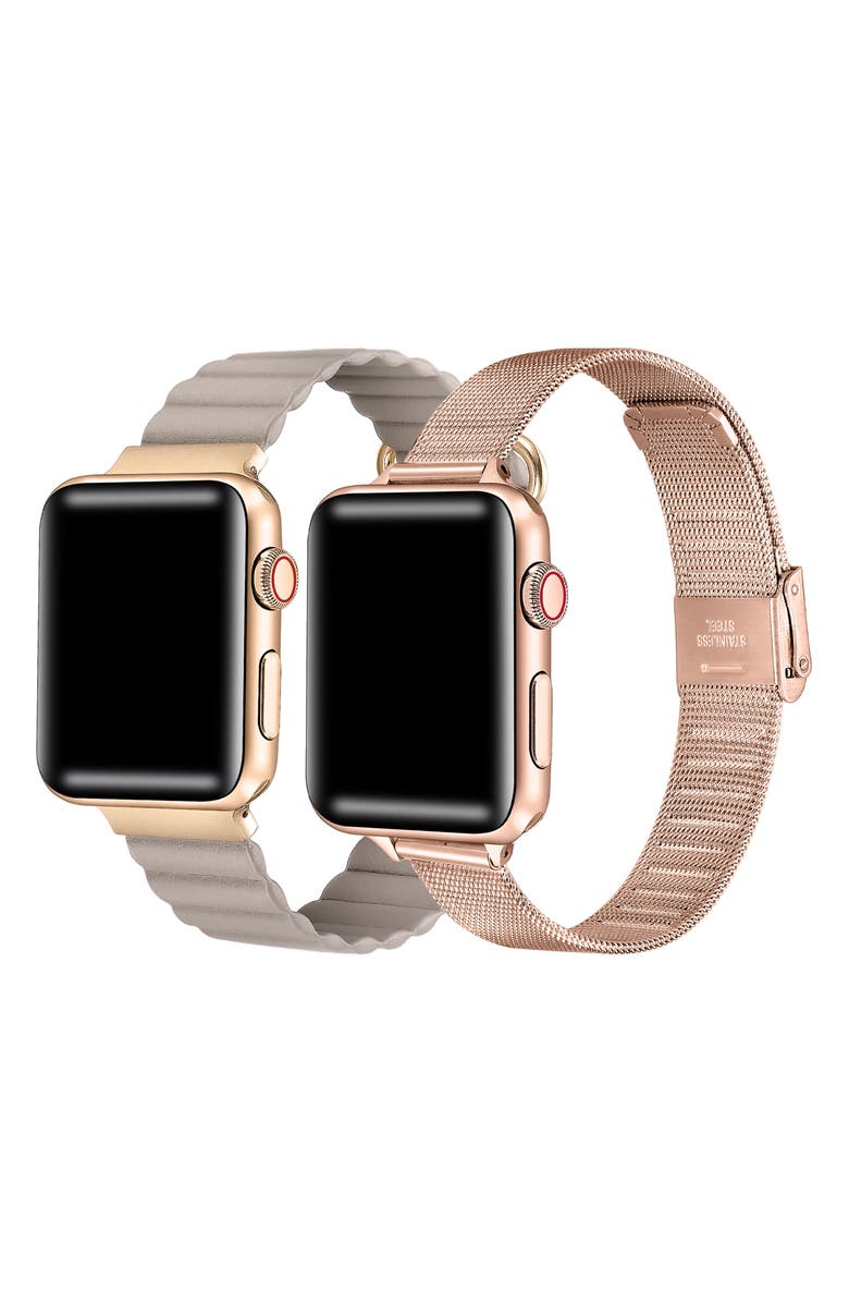 The Posh Tech Assorted 2-Pack Apple Watch<sup>®</sup> Watchbands, Main, color,
