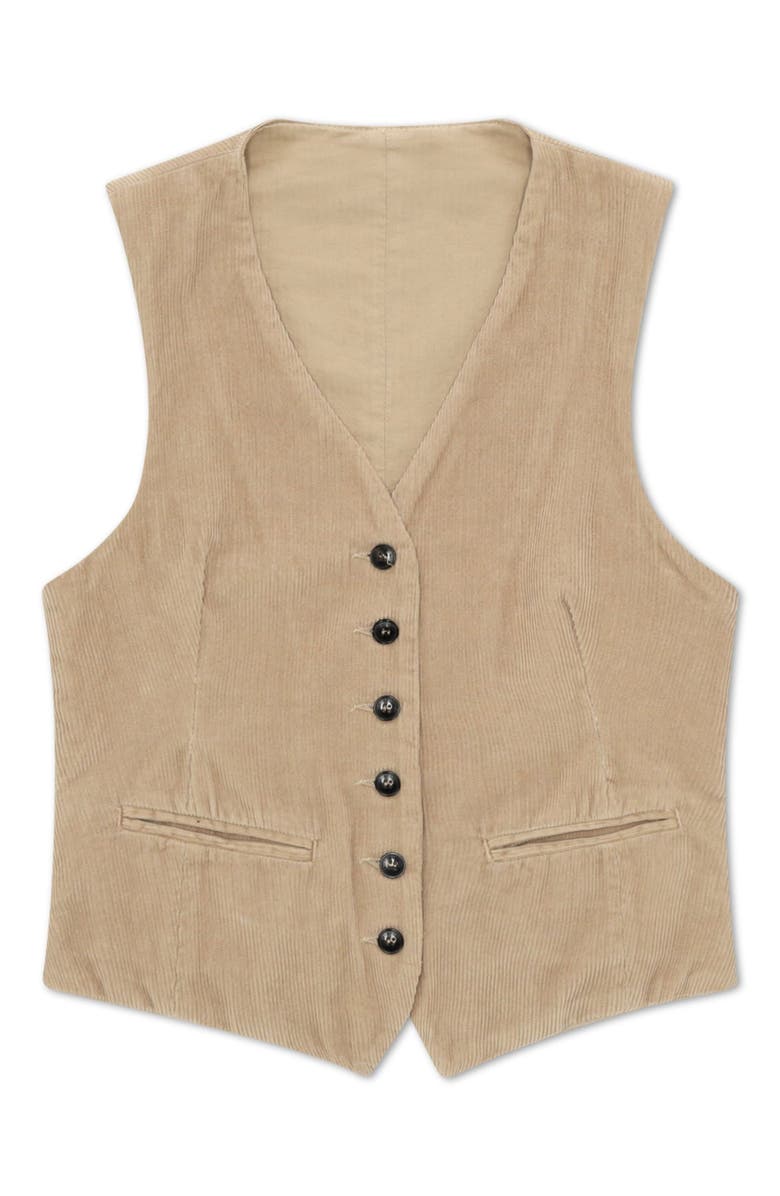 Fortela Demi Velvet Vest, Main, color, 