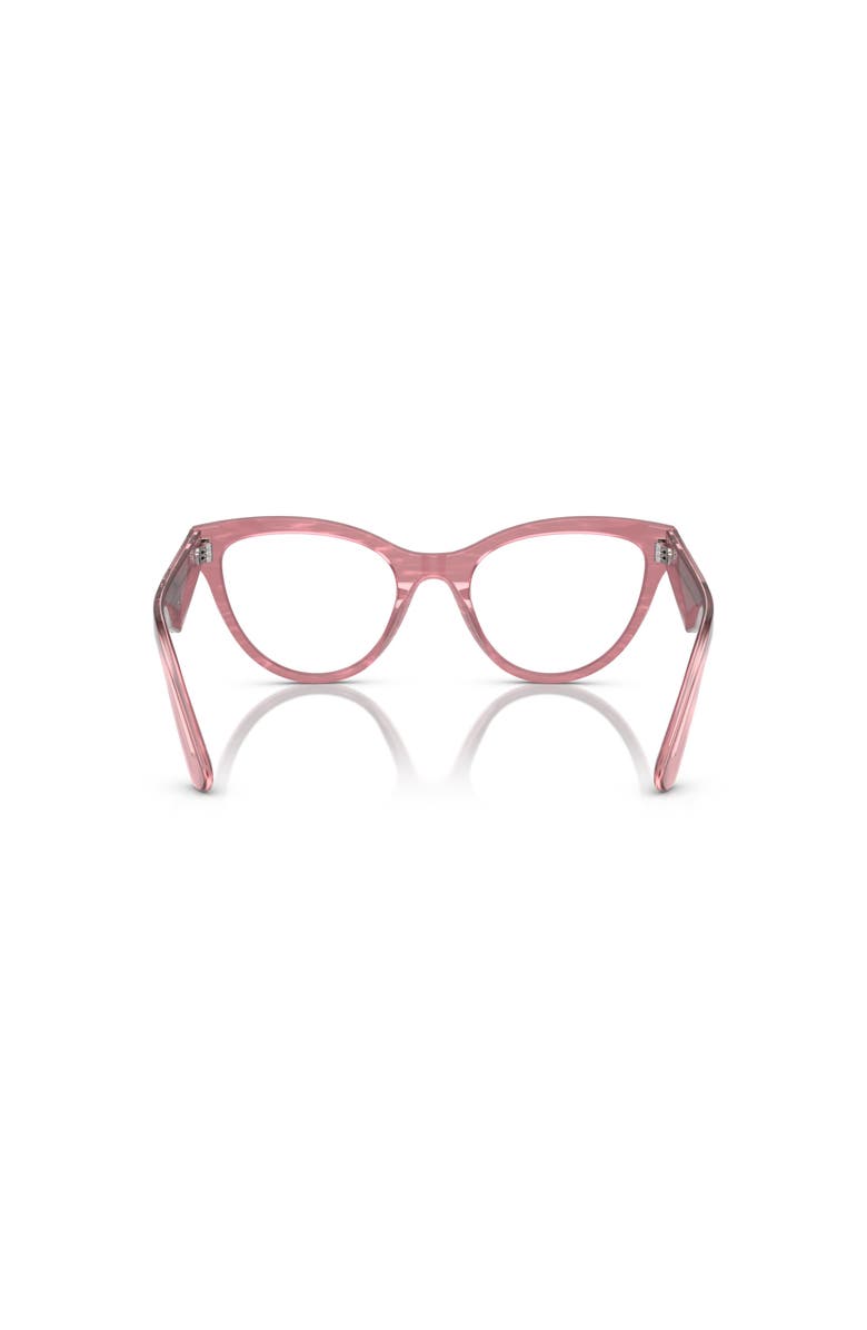 Dolce&Gabbana 52mm Butterfly optical glasses, Alternate, color, Pink