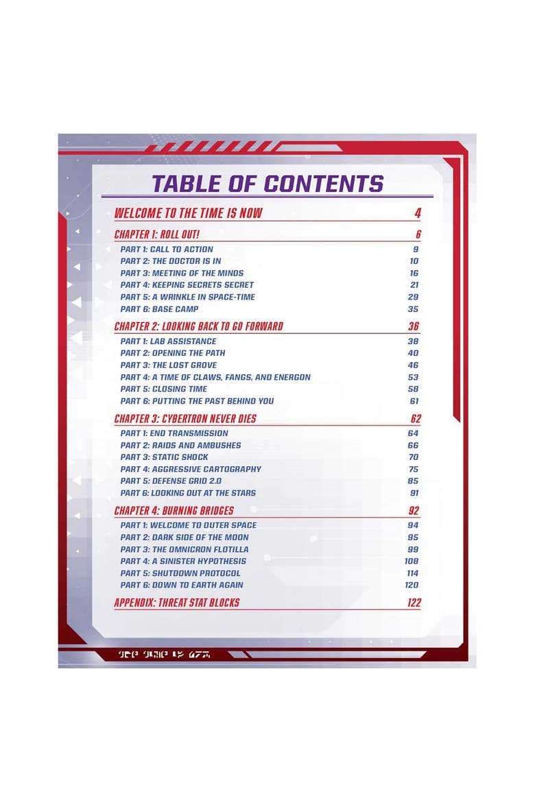 Transformers Roleplaying Game The Time is Now Adventure Book, Alternate, color, Multicolored