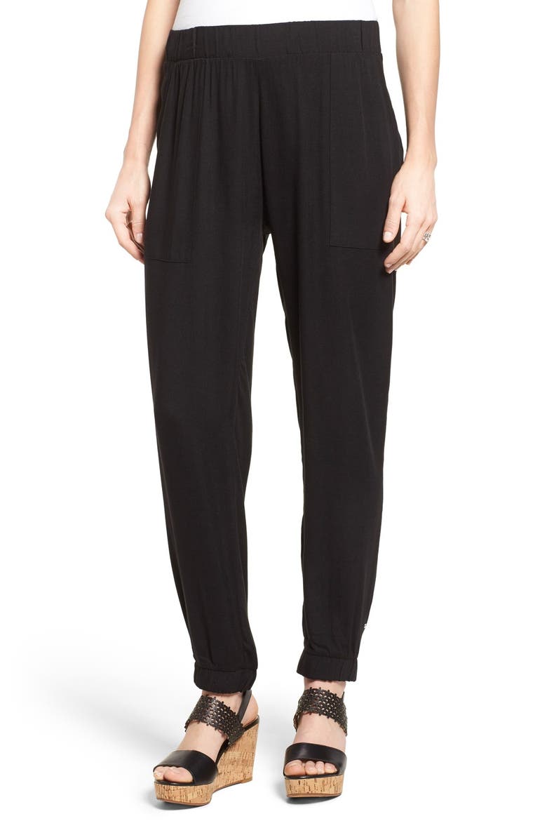 'Jenna' Maternity Pants, Main, color, BLACK