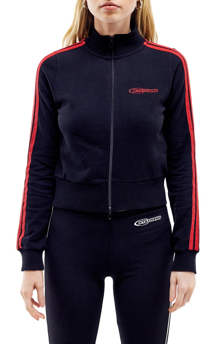 Iets Frans Hailey Cotton Crop Jacket, Main, color, 