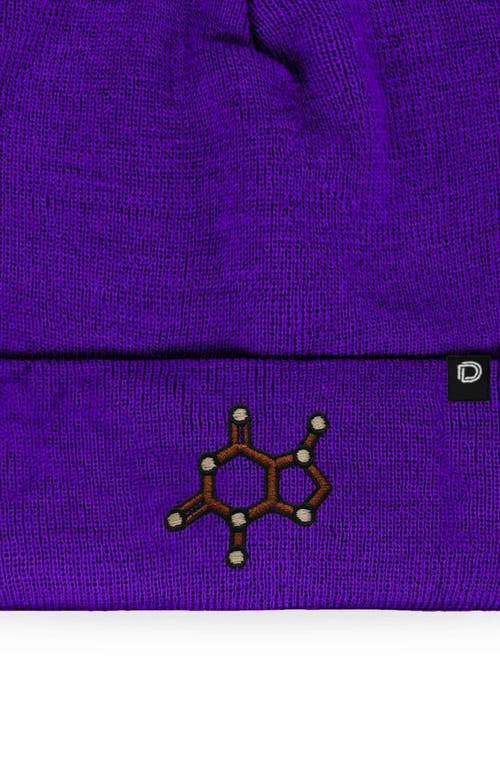 Dalix Molecule Beanie In Purple