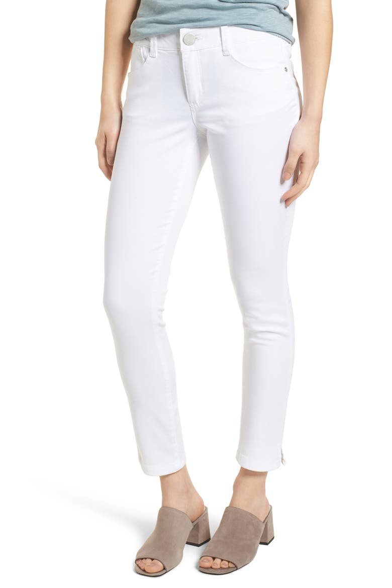 Ab-Solution Ankle Skimmer Jeans (Nordstrom Exclusive), Main, color, OPTIC WHITE