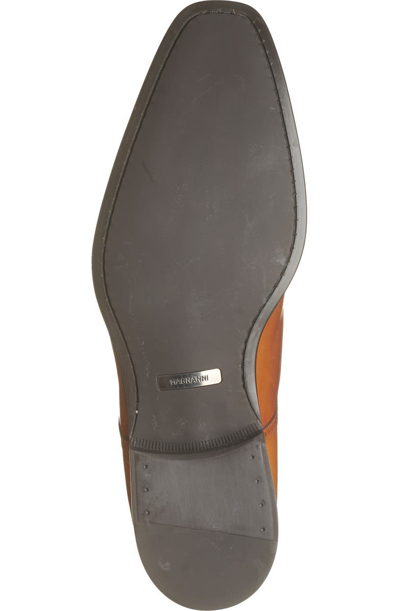 Magnanni Brogue Cap Toe Leather Oxford, Alternate, color,