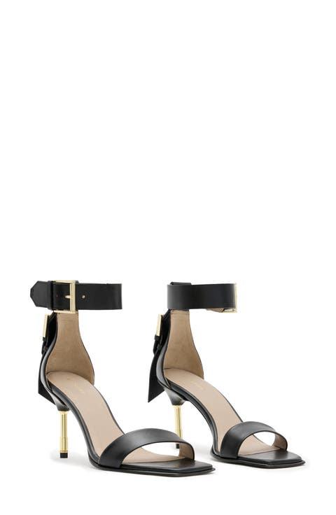Noir Ankle Strap Sandal (Women)