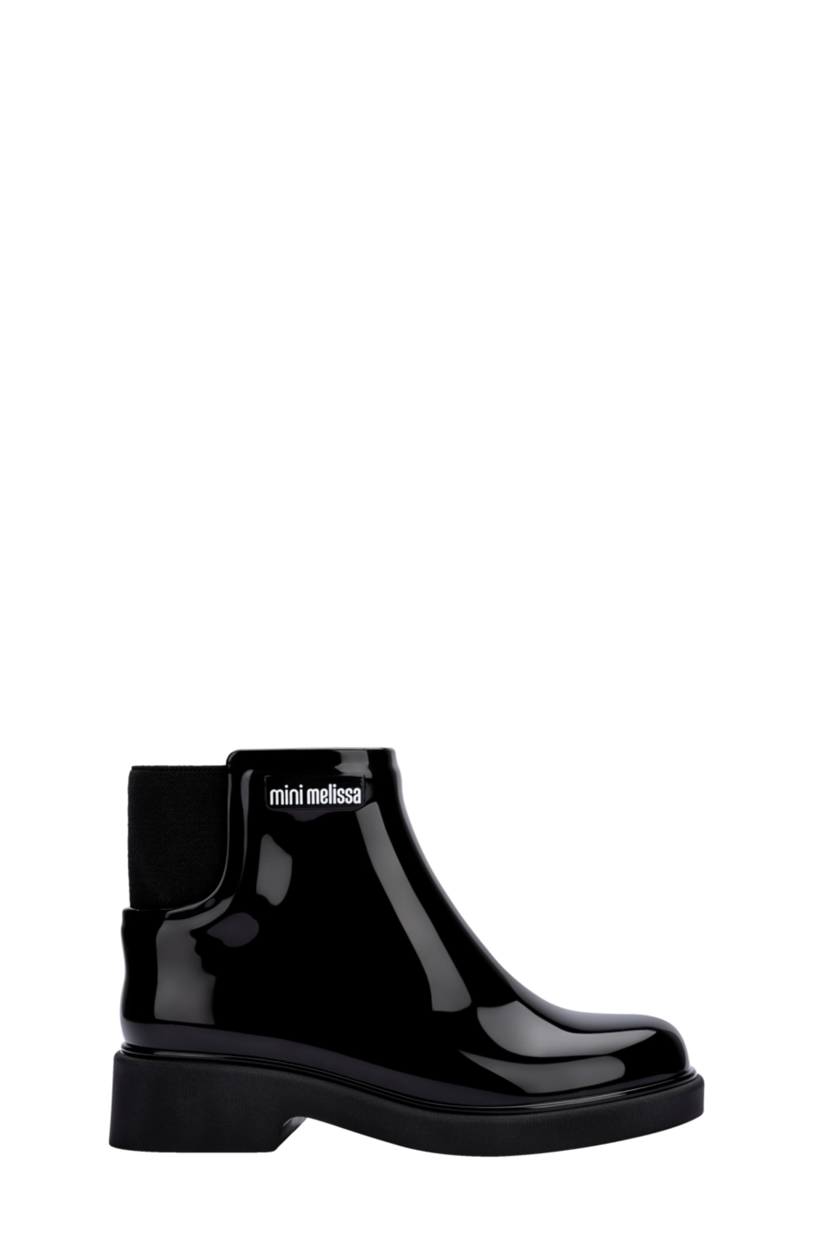Mini Melissa Kids' Chelsea Boot, Alternate, color, Black