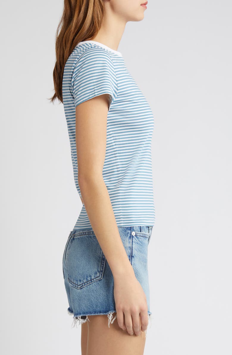 FRAME Stripe Fitted T-Shirt, Alternate, color, 