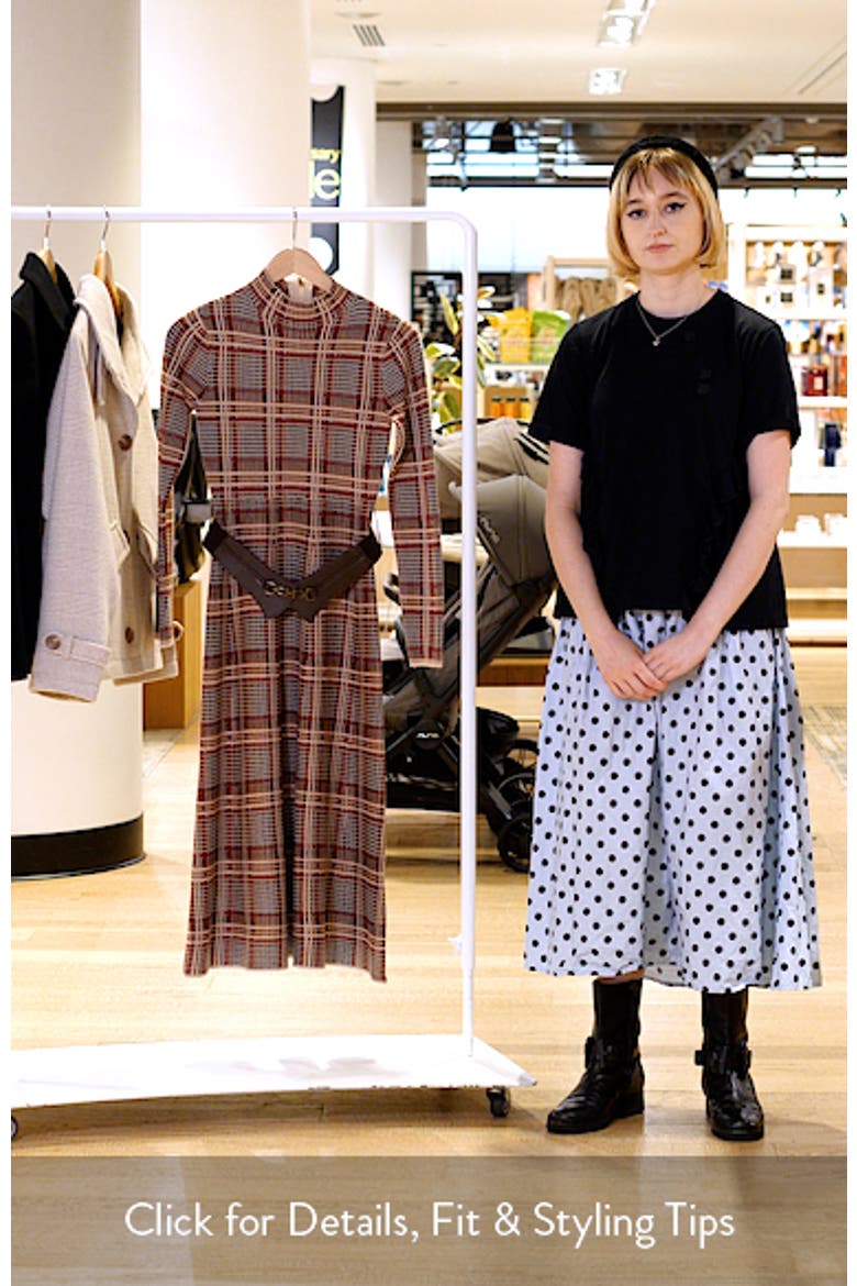 Mock Neck Long Sleeve Midi Dress video