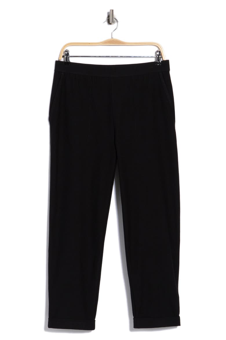 Ankle Tapered Pants, Main, color, BLACK