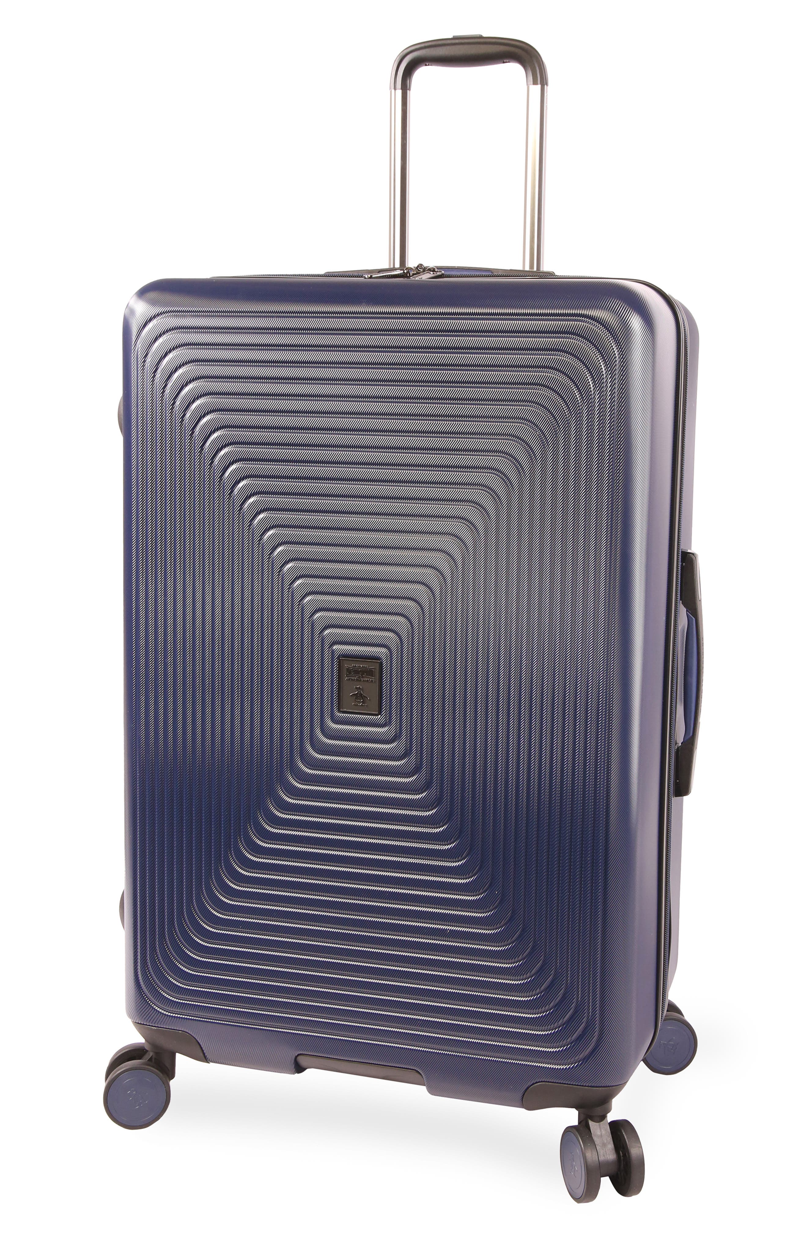 Original Penguin Finnes 3-Piece Hardside Luggage Set, Alternate, color, Navy