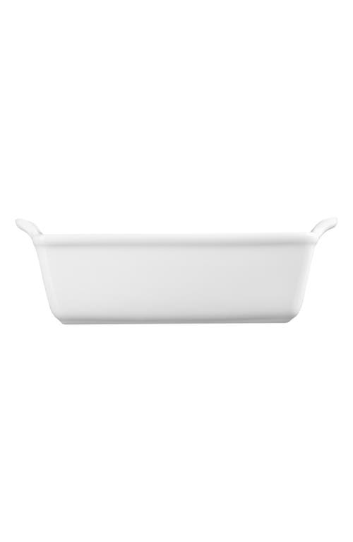Le Creuset Heritage Loaf Pan In White