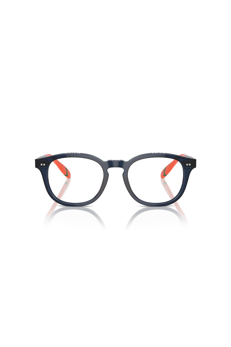 52mm Square optical glasses, Alternate, color, Blue
