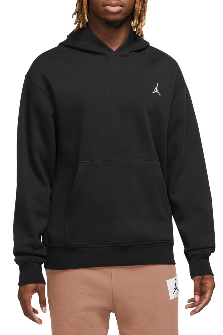 Essentials Pullover Hoodie, Main, color, BLACK/ WHITE