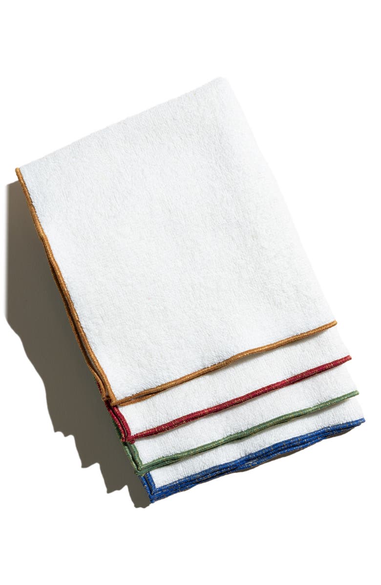 ATELIER SAUCIER Tailgate Set of 4 Terry Cloth Dish Towels, Main, color, 