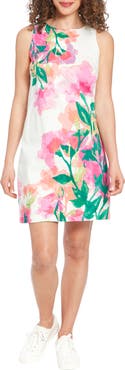London Times Floral Shift Dress