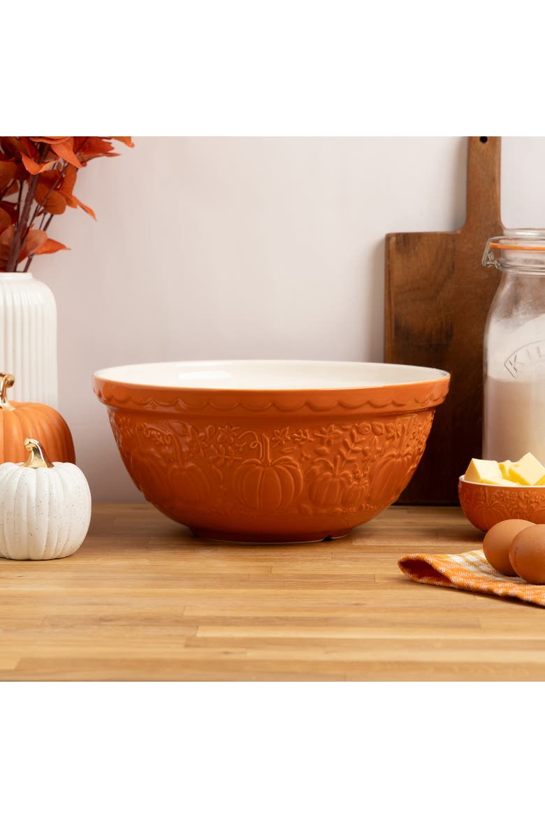 Pumpkin Mixing Bowl, Alternate, color, Pumpkin