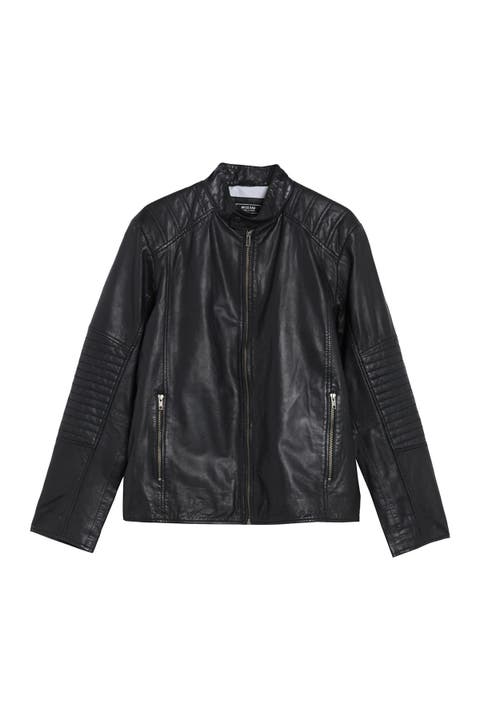 Lamb Leather Moto Jacket