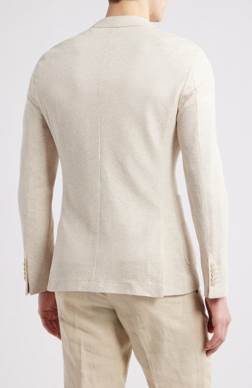 Hugo Boss Boss Heston Linen & Cotton Sport Coat In Open White