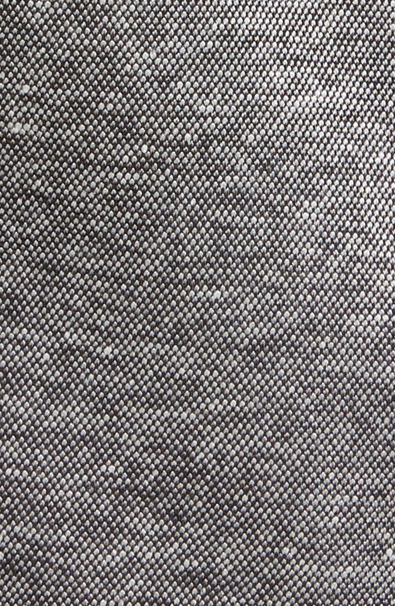 Ted Baker London Mitre Knit Linen & Cotton Button-Up Shirt, Alternate, color, 