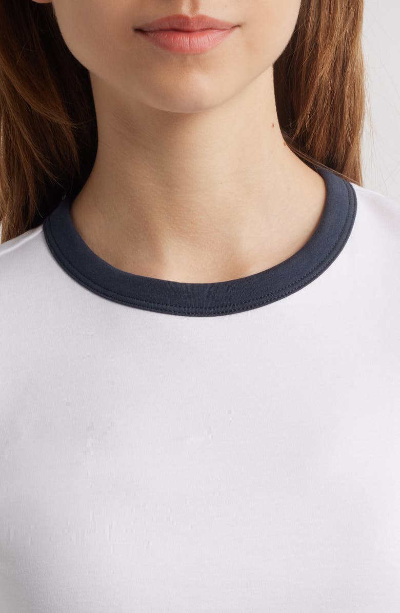rag & bone Mia Cotton Ringer T-Shirt, Alternate, color, 