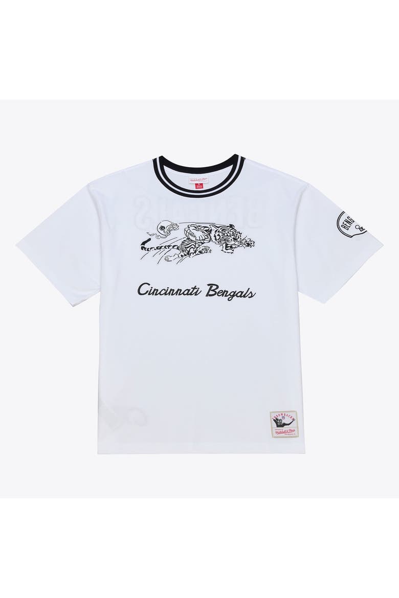 Men's Mitchell & Ness  White Cincinnati Bengals Arctic T-Shirt, Main, color, White