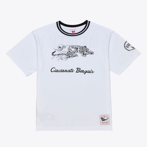Men's Mitchell & Ness  White Cincinnati Bengals Arctic T-Shirt