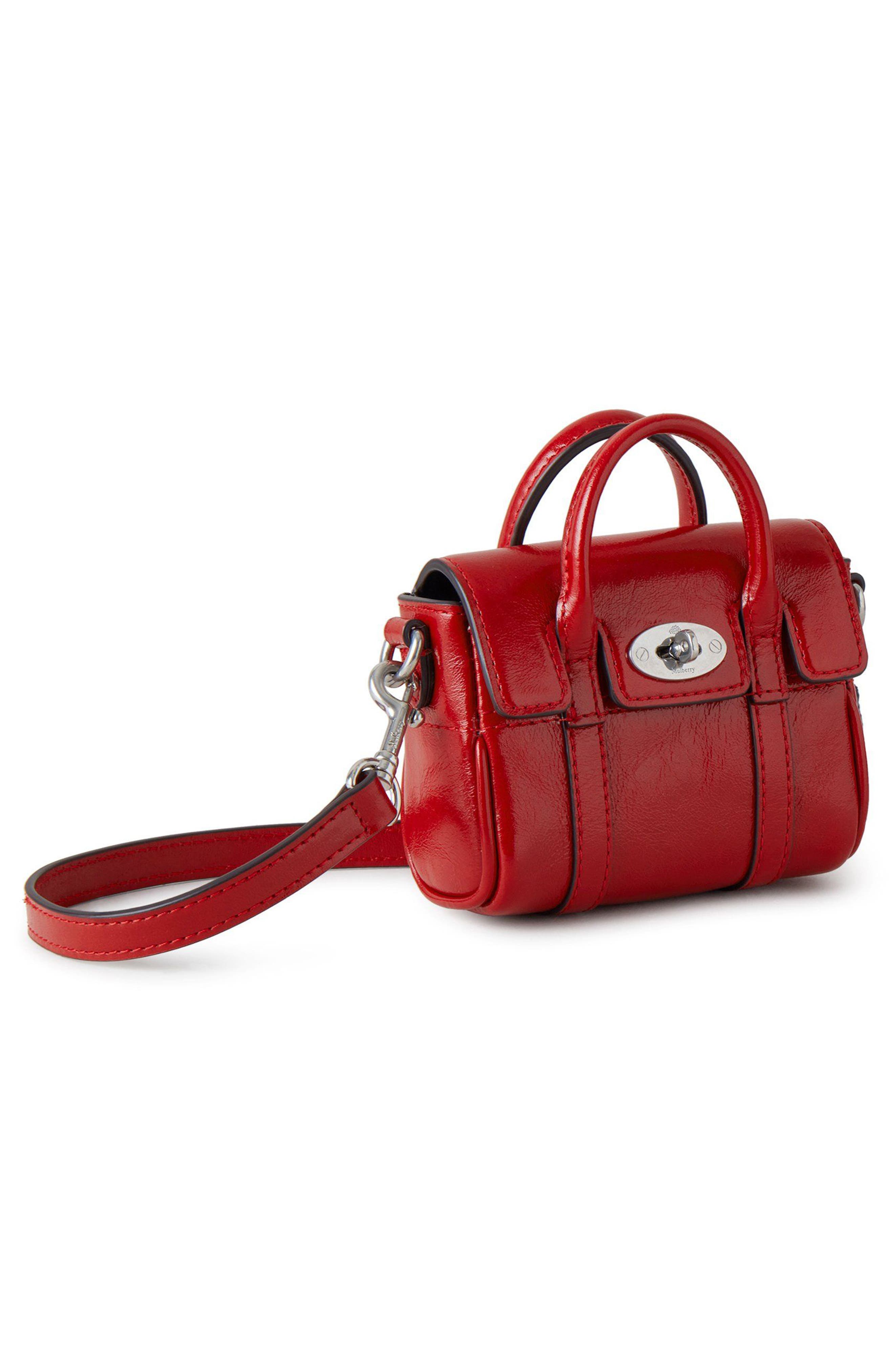 Mulberry Micro Bayswater Leather Tote, Alternate, color, 