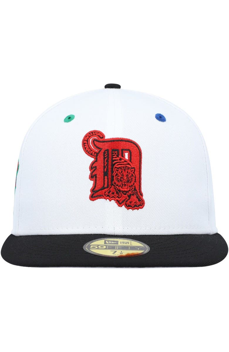 New Era Men's New Era White/Black Detroit Tigers 2005 MLB All-Star Game Primary Eye 59FIFTY Fitted Hat, Alternate, color, White