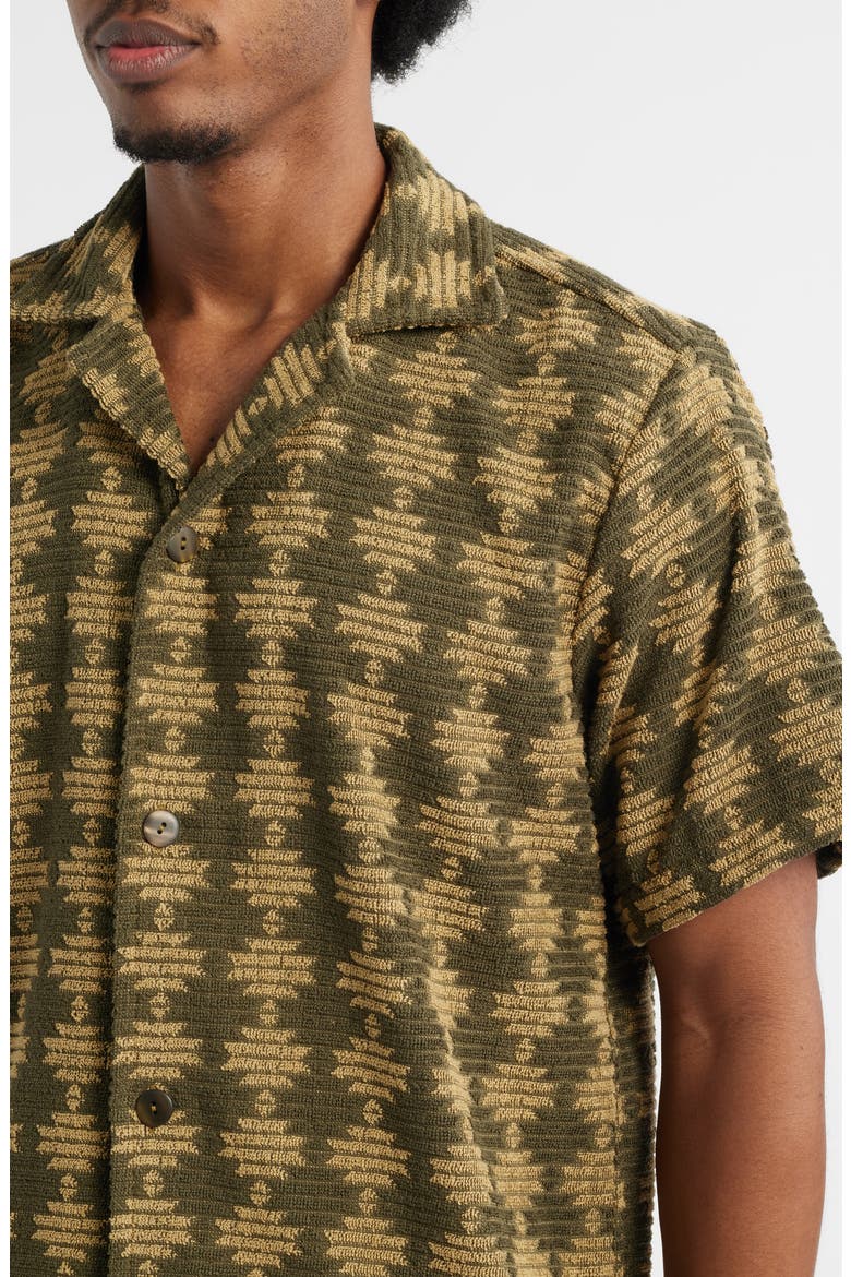 Forti Camp Shirt, Alternate, color, DARK GREEN