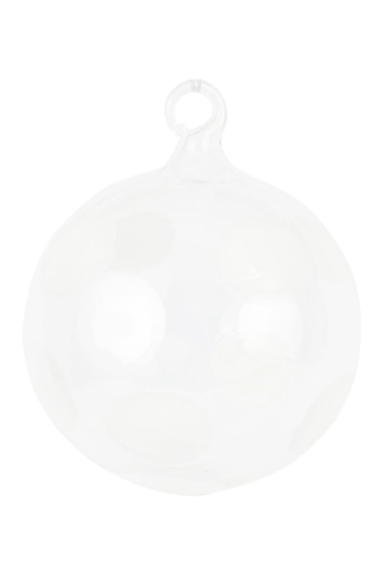 Drop Glass Ornament, Main, color, WHITE