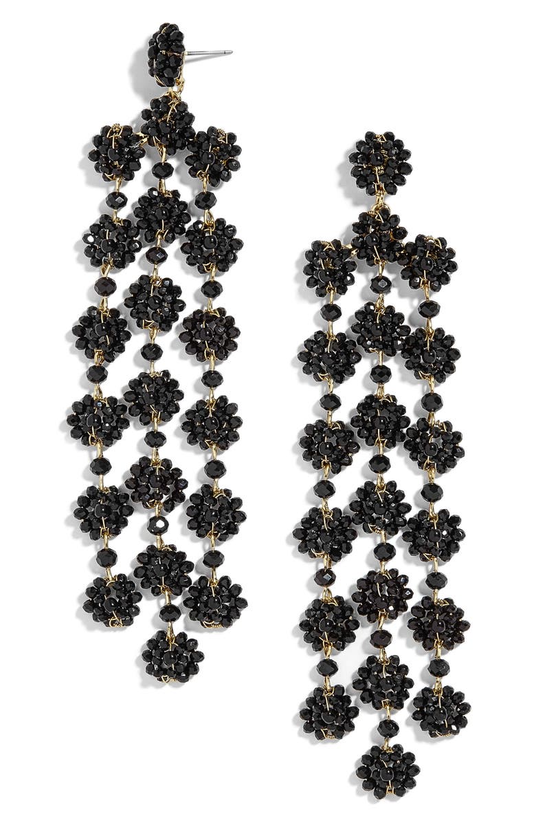 BaubleBar Shiori Beaded Chandelier Earrings, Main, color, 