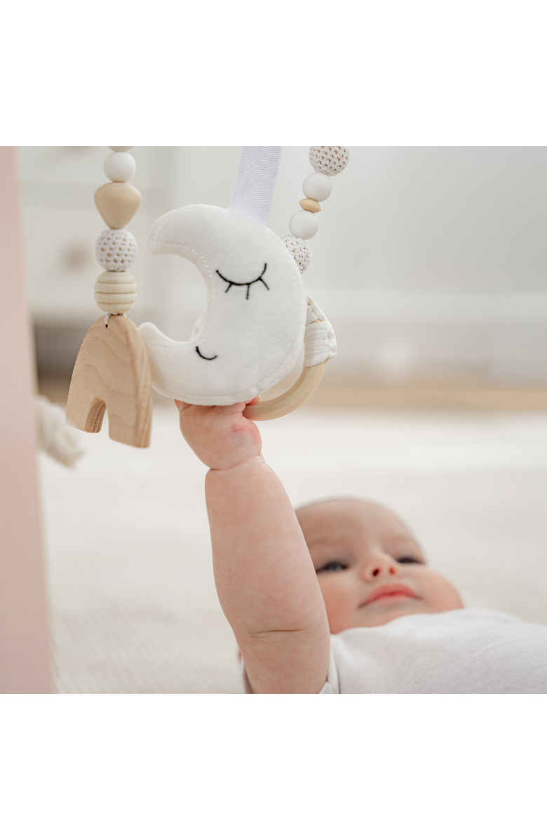 Comfy Cubs Wooden Baby Play Gym Set, Alternate, color, Blush