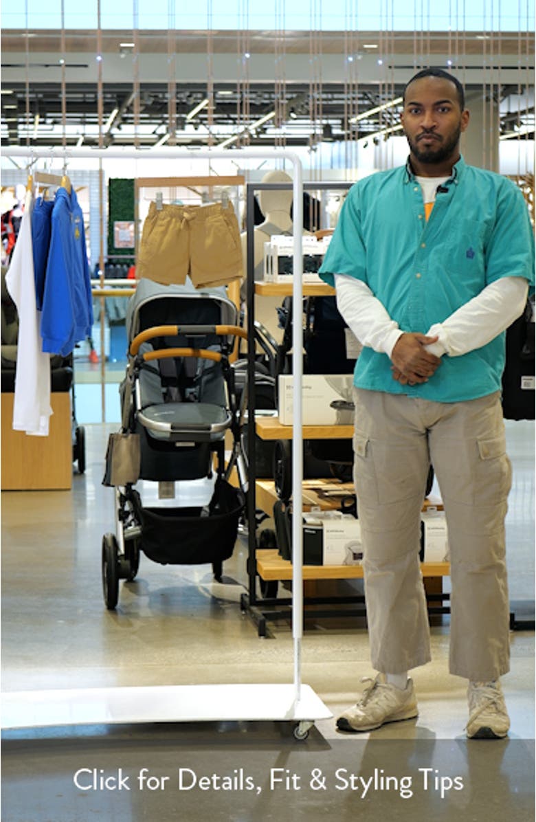 Kids' Essential Stretch Twill Shorts, sales video thumbnail