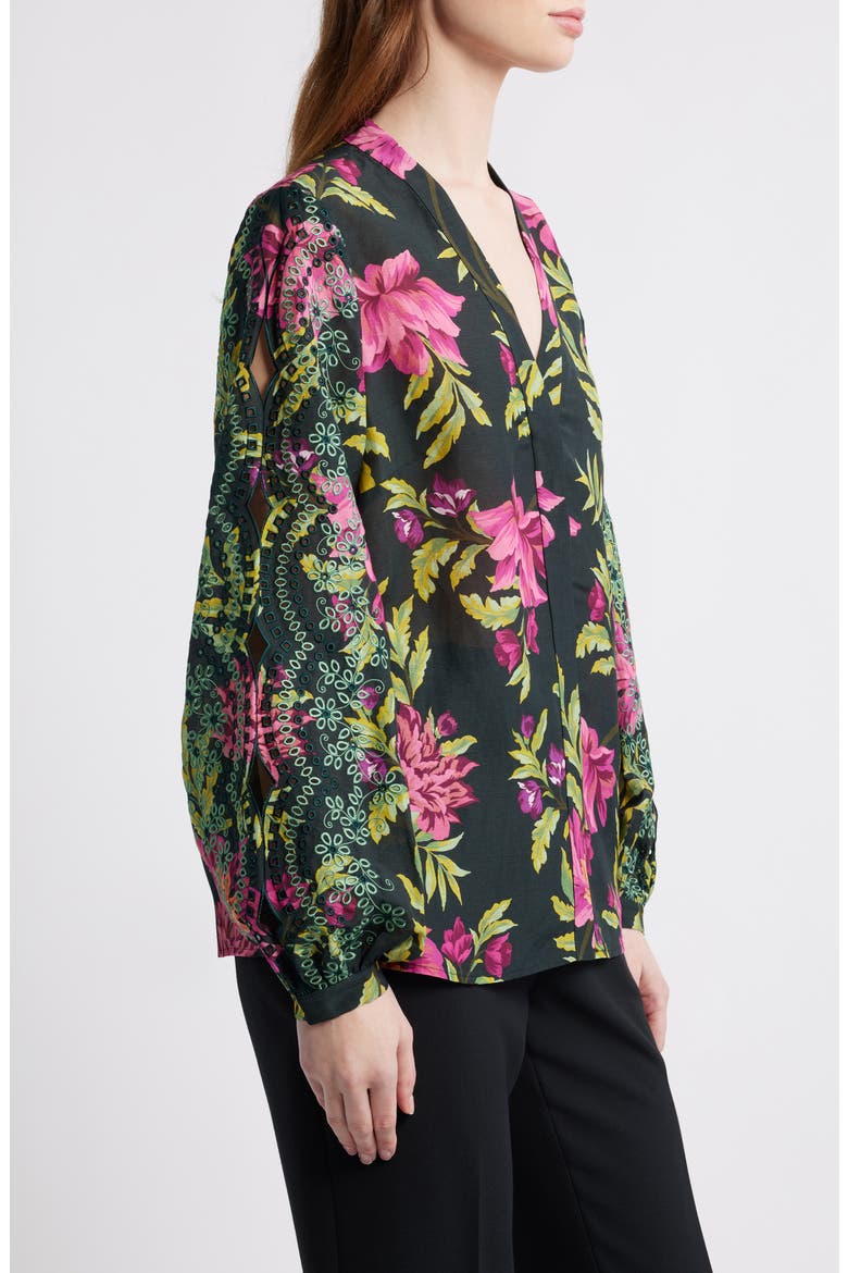Jennifer Blouse, Alternate, color, BLACK MULTI