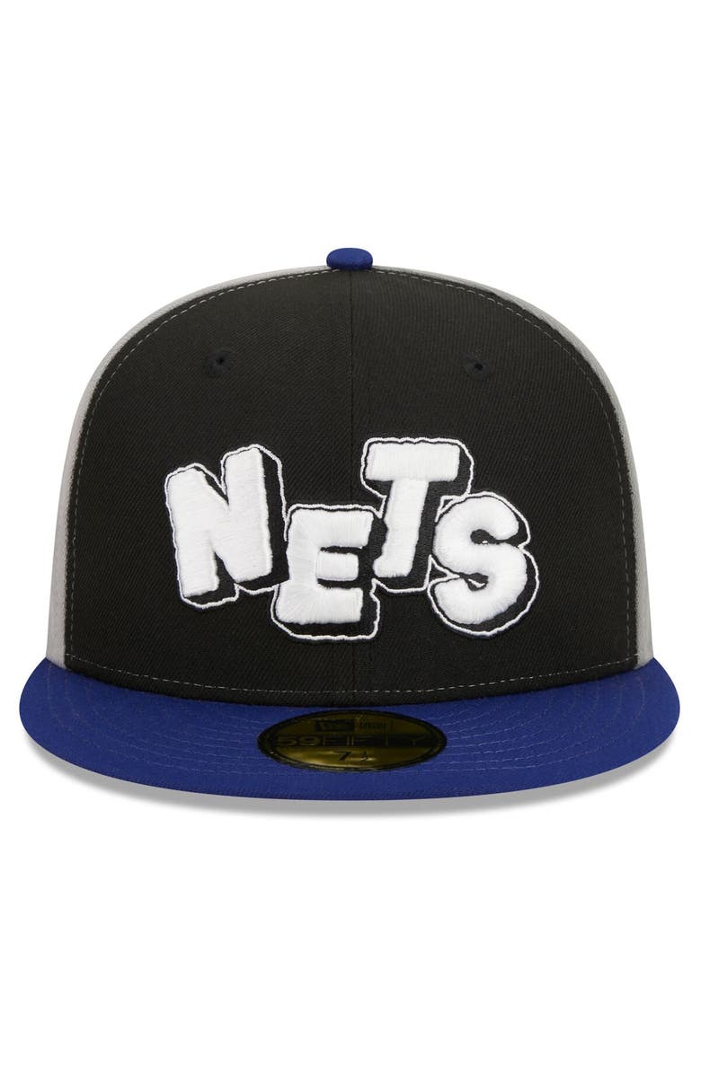 New Era Men's New Era  Black/Navy Brooklyn Nets 2023/24 City Edition 59FIFTY Fitted Hat, Alternate, color, 