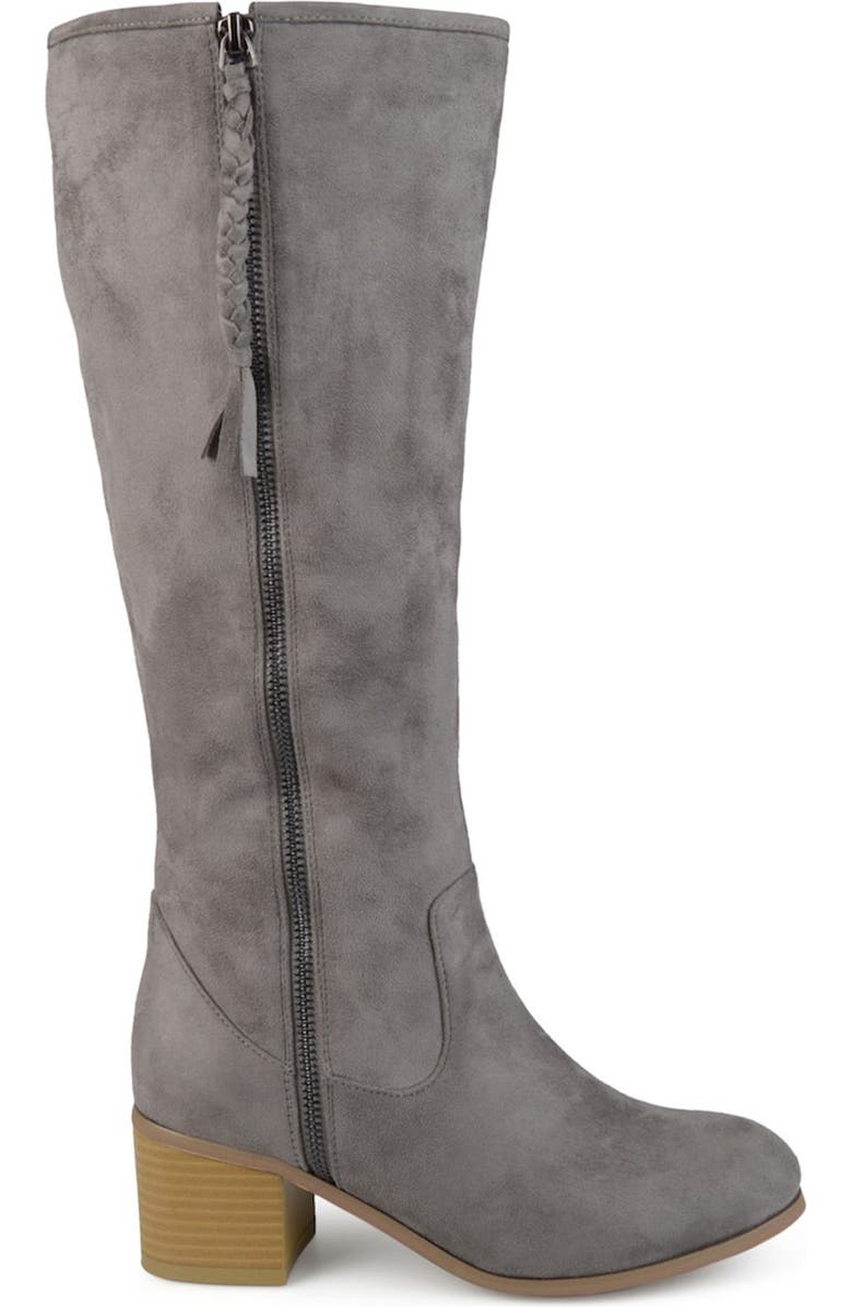 Journee Collection JOURNEE Sanora Knee High Boot, Alternate, color, Grey