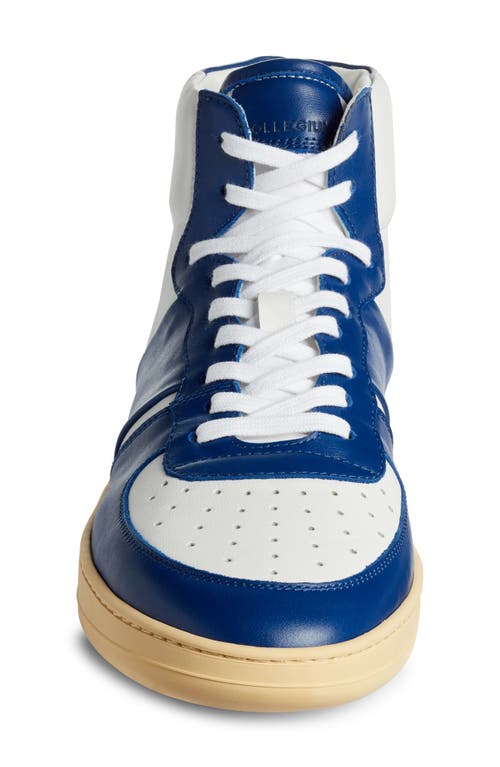 Collegium Pillar Destroyer High Top Sneaker In Blue