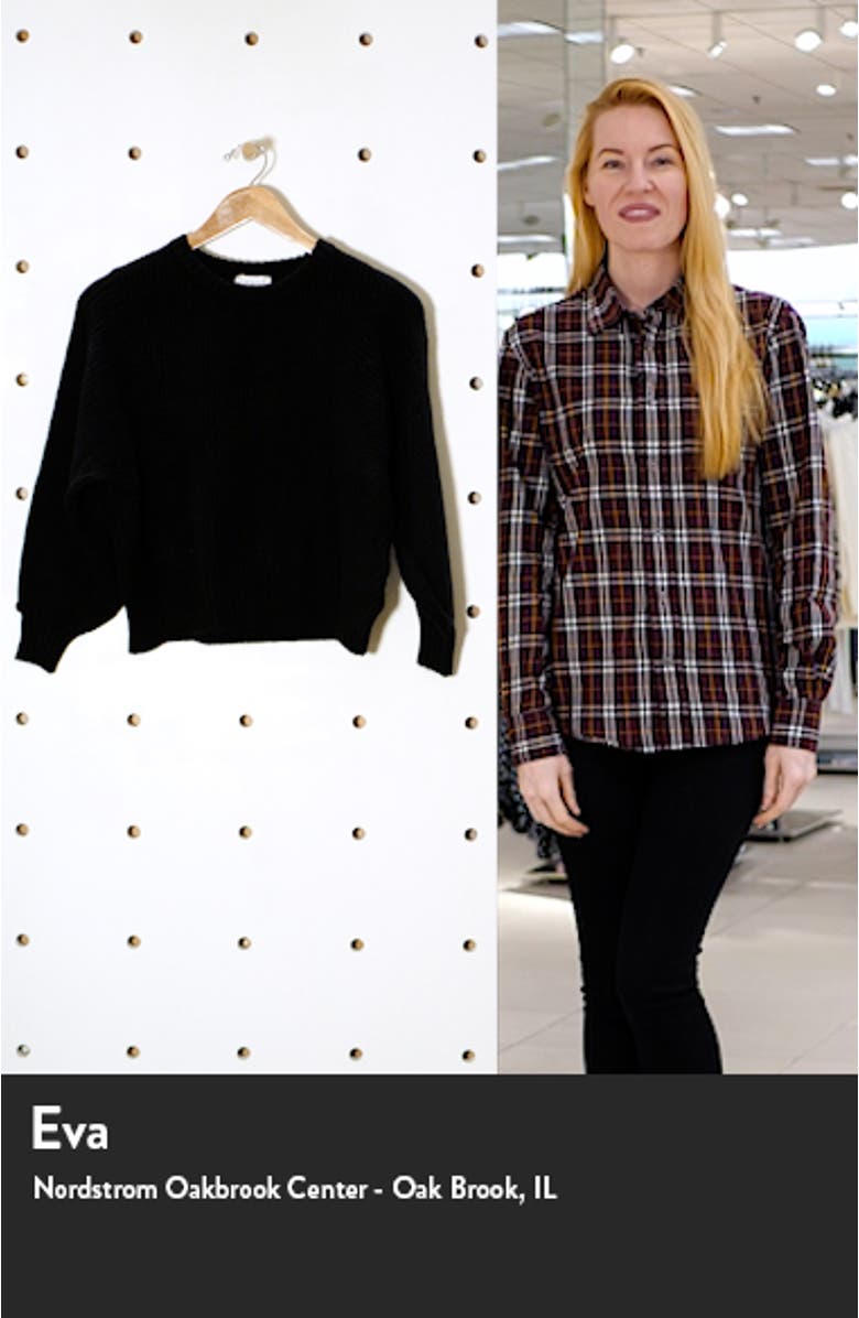 Direction Ribbed Crop Sweater, sales video thumbnail